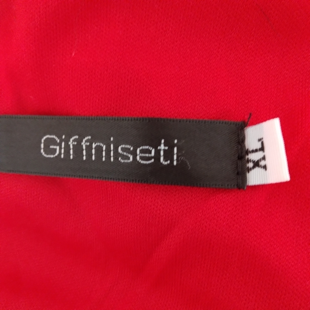 Giffniseti Size XL Long Formal Red dress - Picture 13 of 16
